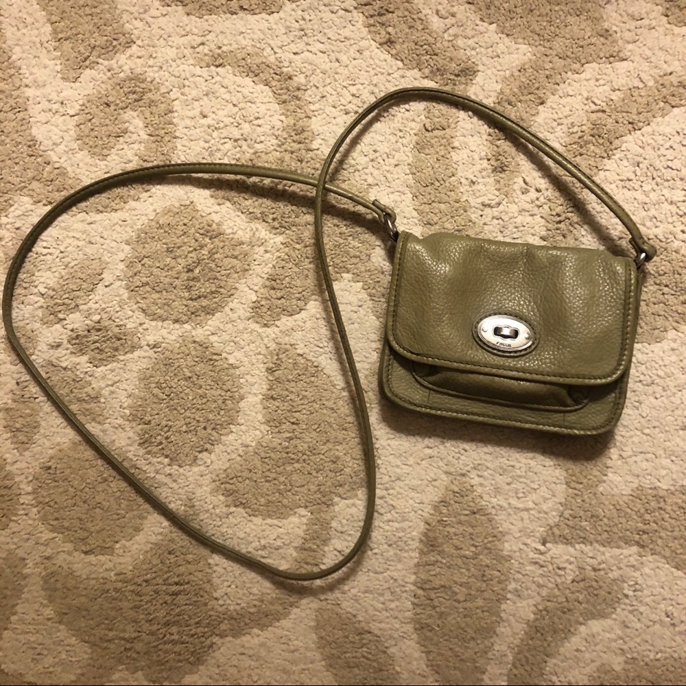 Fossil Crossbody Shoulder Bag in Green